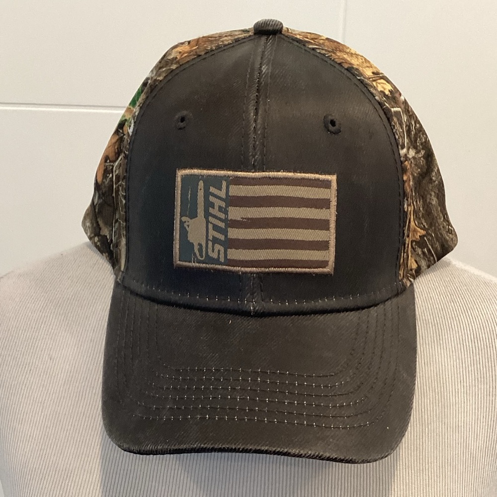 Stihl Black and Camouflage Men's Hat